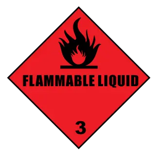 Flammable Liquid Logo Slider
