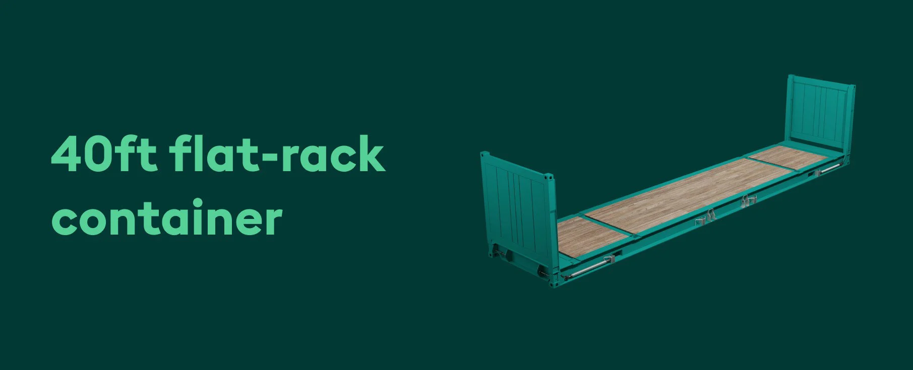 Flat Rack Shipping Container Dimensions - Winteam Consolidators India