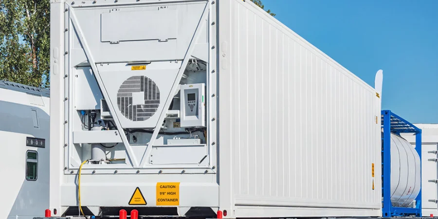 Reefer Container Banner Mobile